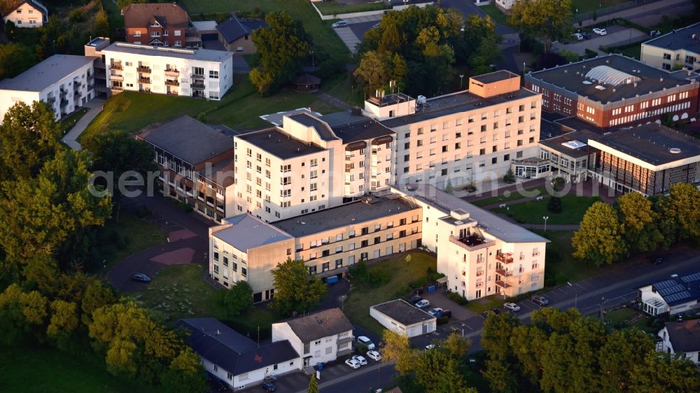 Aerial photograph Asbach - DRK Kamillus clinic in Asbach in the state Rhineland-Palatinate, Germany