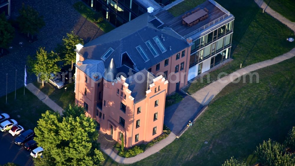 Aerial image Bonn - Former director's villa on the site of the former cement factory in the district Beuel in Bonn in the state North Rhine-Westphalia, Germany
