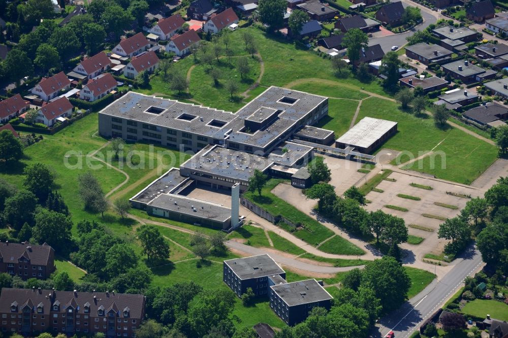 Aerial photograph Kaltenkirchen - View of the former Paracelsus Klinik in Kaltenkirchen in the state of Schleswig-Holstein