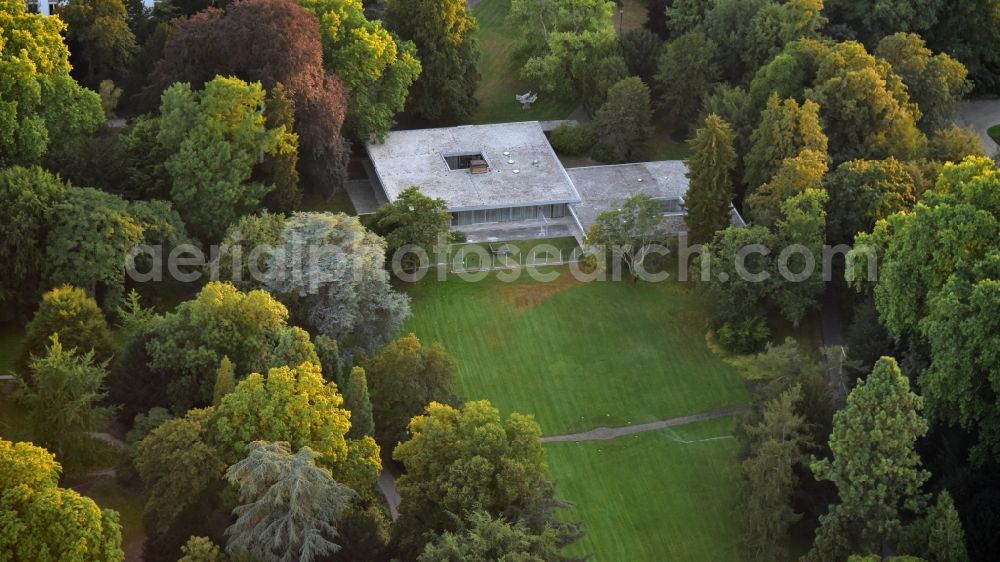 Aerial image Bonn - Former Chancellor's bungalow in Bonn in the state North Rhine-Westphalia, Germany
