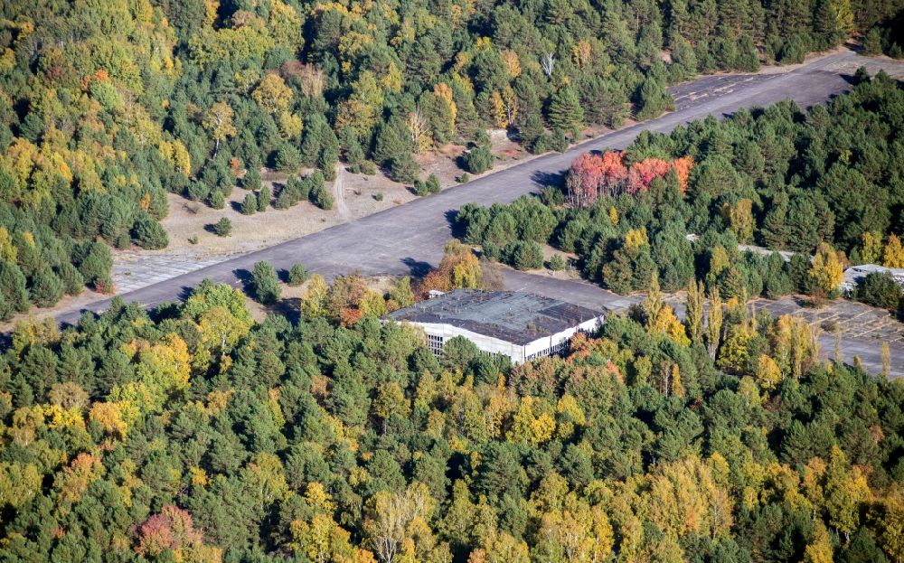 Aerial image Nuthe-Urstromtal - Former soviet airfield Sperenberg in Nuthe-Urstromtal in the state Brandenburg, Germany
