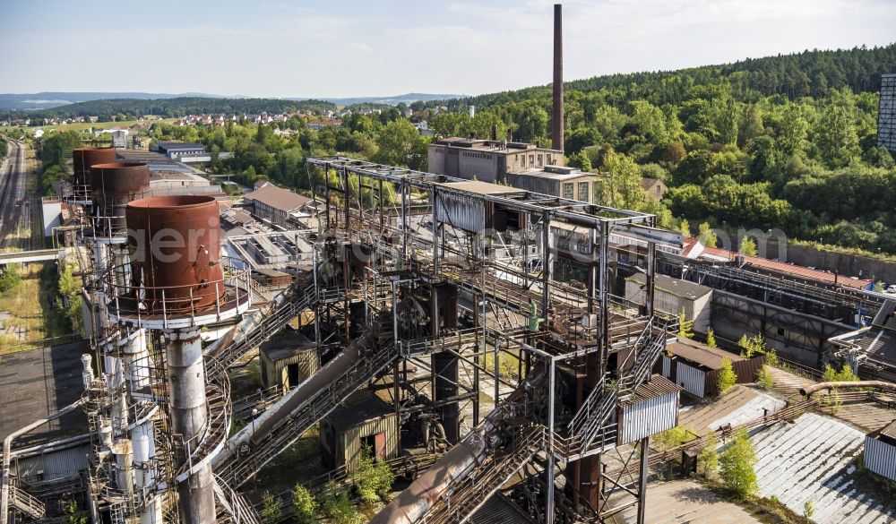 Sulzbach-Rosenberg from the bird's eye view: Former steel mill and industrial monument Maxhuette in the district Nuremberg Metropolitan Area in Sulzbach-Rosenberg in the state Bavaria