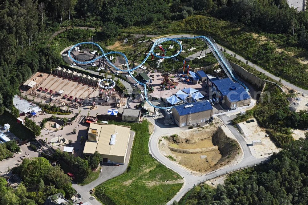 Aerial photograph Günzburg - Leisure Centre - Amusement Park Legoland in Guenzburg in the state Bavaria, Germany