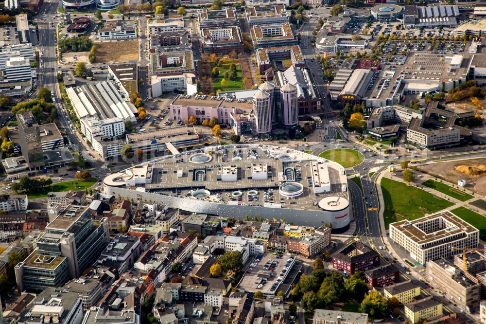Essen from above - Shopping mall Limbecker Platz in Essen in the state North Rhine-Westphalia
