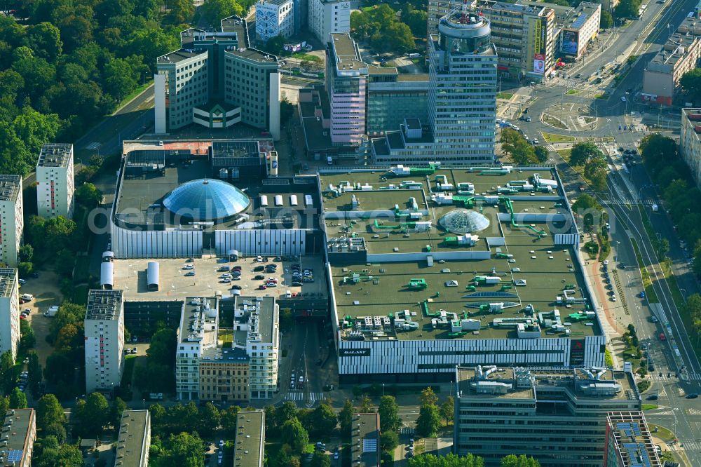 Szczecin - Stettin from the bird's eye view: Building of the shopping center Galaxy Centrum in Szczecin in West Pomeranian, Poland