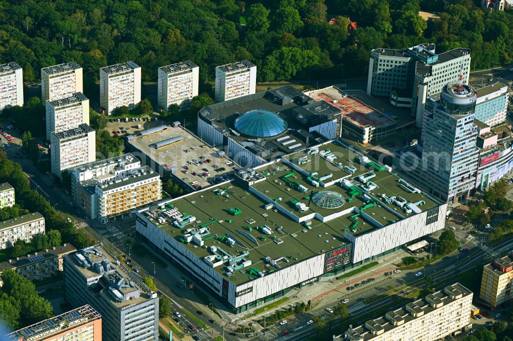 Aerial photograph Szczecin - Stettin - Building of the shopping center Galaxy Centrum in Szczecin in West Pomeranian, Poland