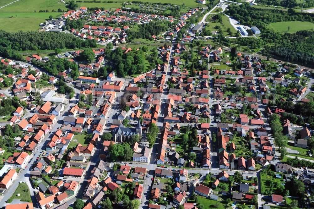 Aerial image Elbingerode ( Harz ) - Elbingerode in the state Saxony-Anhalt