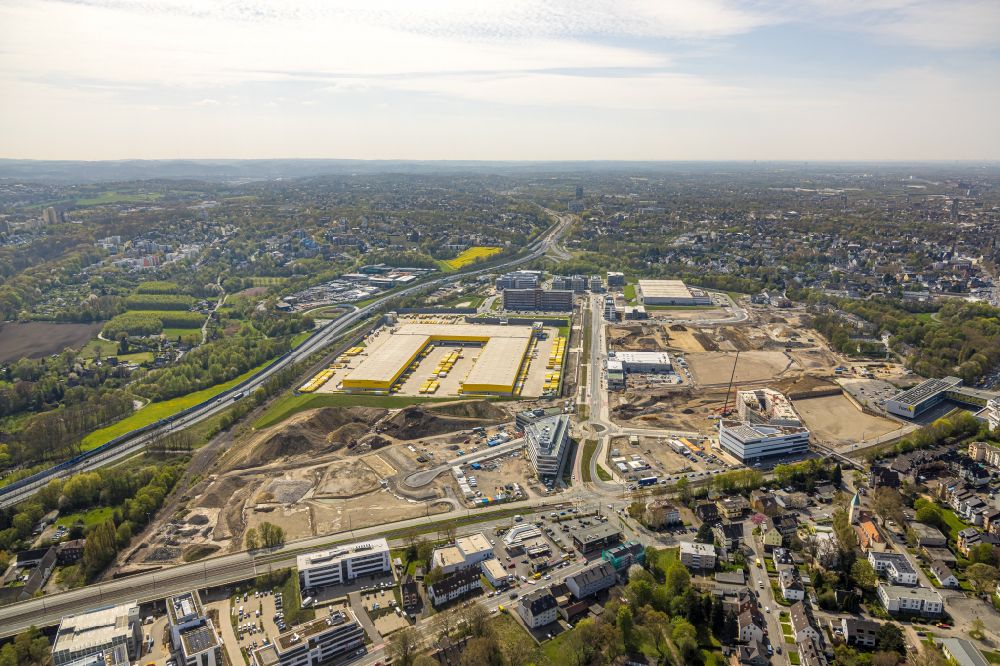 Aerial photograph Bochum - Development area of Areal MARK 517 in the district Laer in Bochum in the federal state of North Rhine-Westphalia, Germany
