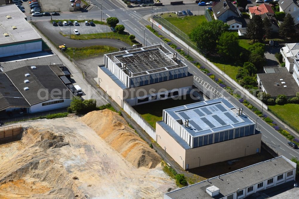 Oberursel (Taunus) from above - Development area and building land fallow at the IBM Datacenter on Gablonzer Strasse in the district Weisskirchen in Oberursel (Taunus) in the state Hesse, Germany