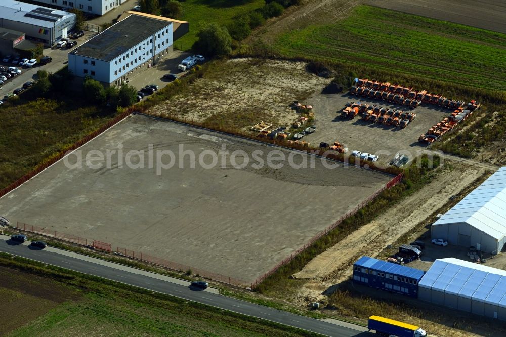 Aerial image Altlandsberg - Development area and building land fallow An of Muehle in Altlandsberg in the state Brandenburg, Germany