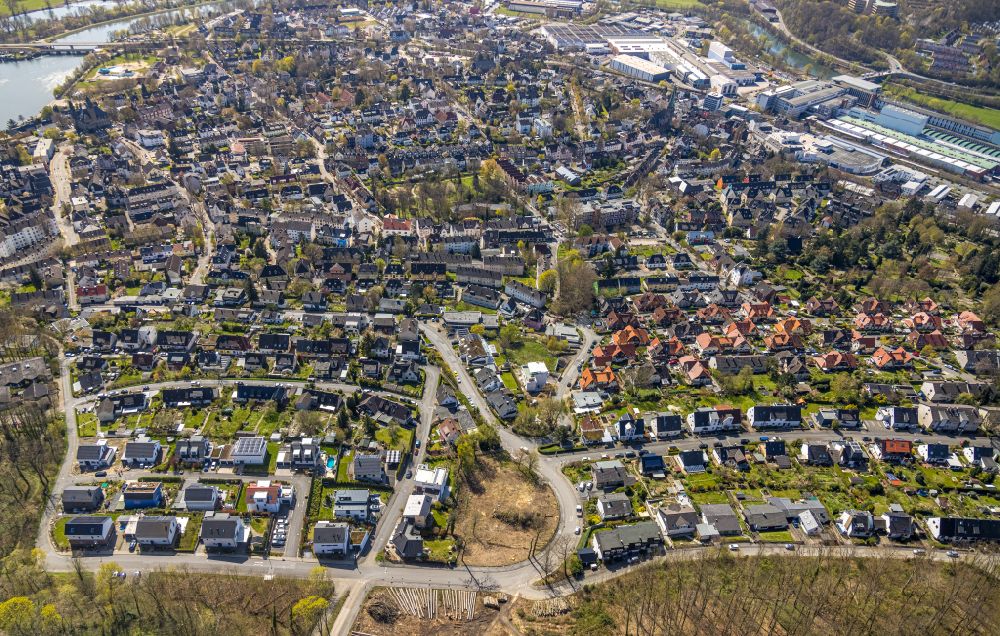 Aerial image Wetter (Ruhr) - Development area and building land fallow on Wolfgang-Reuter-Strasse in Wetter (Ruhr) at Ruhrgebiet in the state North Rhine-Westphalia, Germany