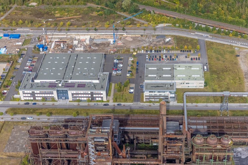 Aerial image Dortmund - Development area of industrial wasteland Phoenix-West in the district Hoerde in Dortmund in the state North Rhine-Westphalia