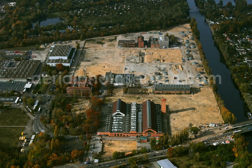 Aerial photograph Berlin - Development area of industrial wasteland Siemensstadt Square in the district Spandau in Berlin, Germany