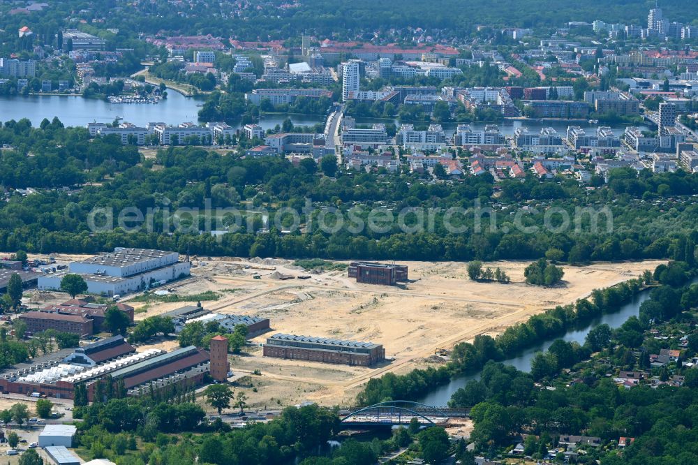Aerial photograph Berlin - Development area of industrial wasteland Siemensstadt Square in the district Spandau in Berlin, Germany