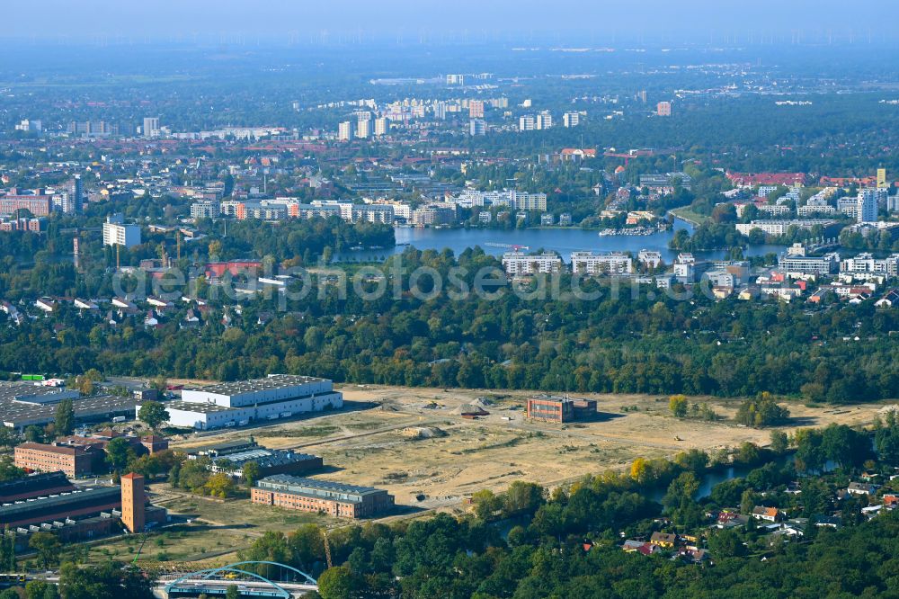 Berlin from the bird's eye view: Development area of industrial wasteland Siemensstadt Square in the district Spandau in Berlin, Germany
