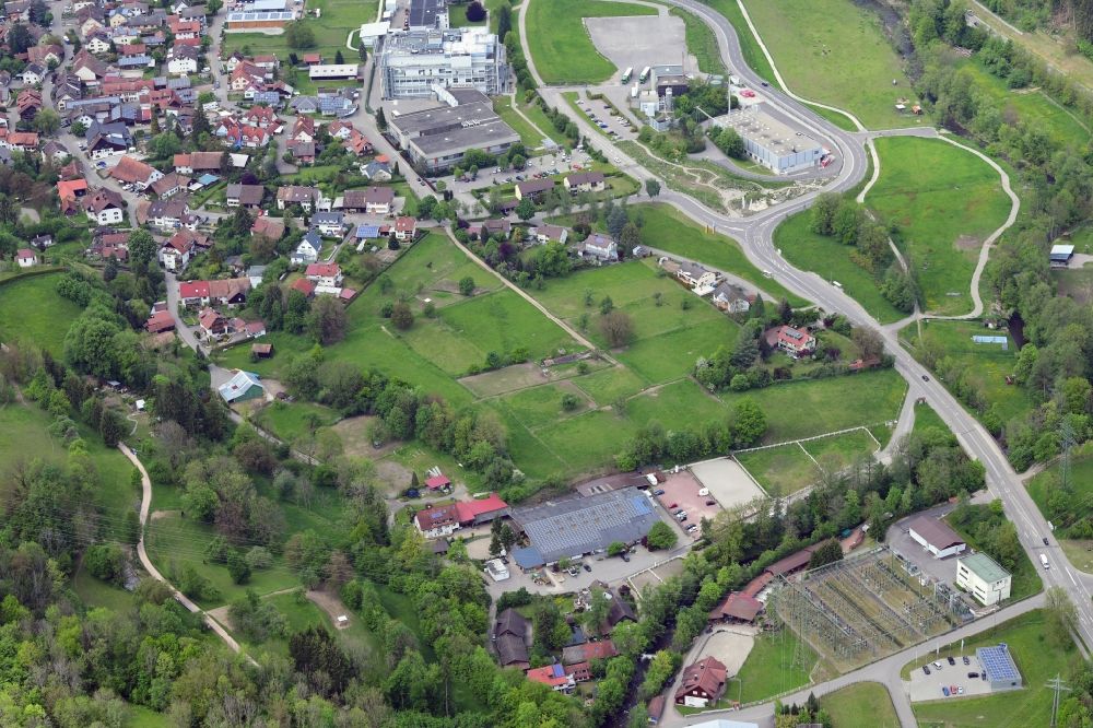 Aerial image Wehr - Development area for future buildings Habiken close to district Enkendorf in Wehr in the state Baden-Wurttemberg, Germany