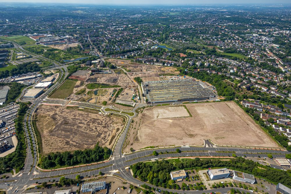 Essen from above - Developing field of residential and commercial space ESSEN 51 in the district Bochold in Essen at Ruhrgebiet in the state North Rhine-Westphalia, Germany