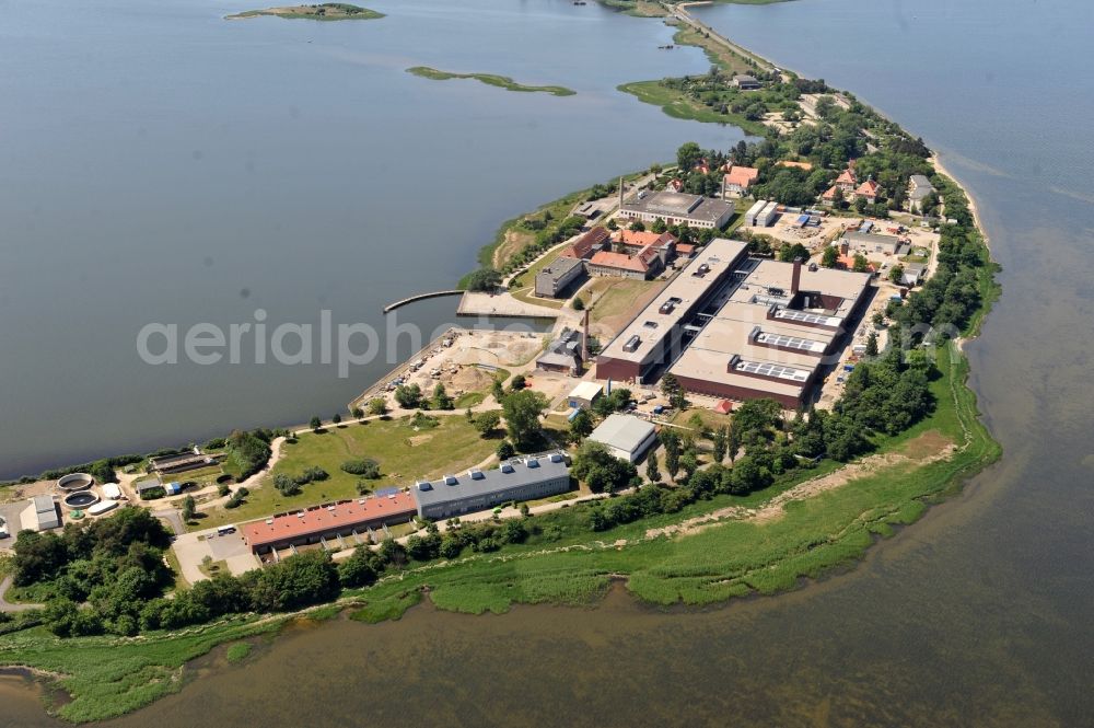 Aerial photograph Riems - Extension of new building site at the building complex of the institute Friedrich-Loeffler-Institutes FLI in Riems in the state Mecklenburg - Western Pomerania, Germany