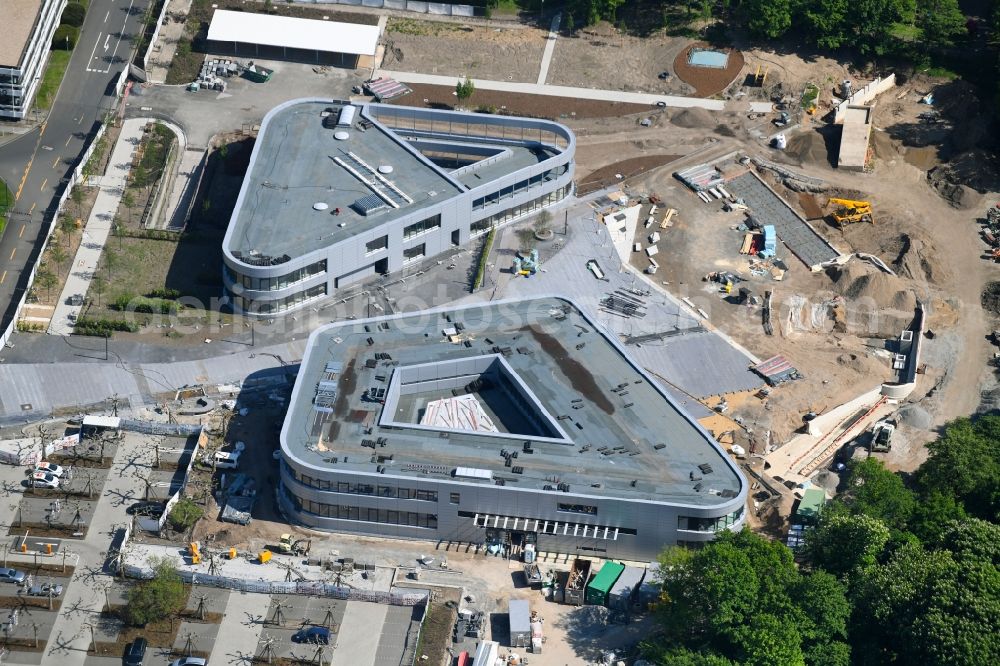 Aerial image Köln - Construction site of Administration building of the company RheinEnergie AG on Parkguertel in the district Ehrenfeld in Cologne in the state North Rhine-Westphalia, Germany