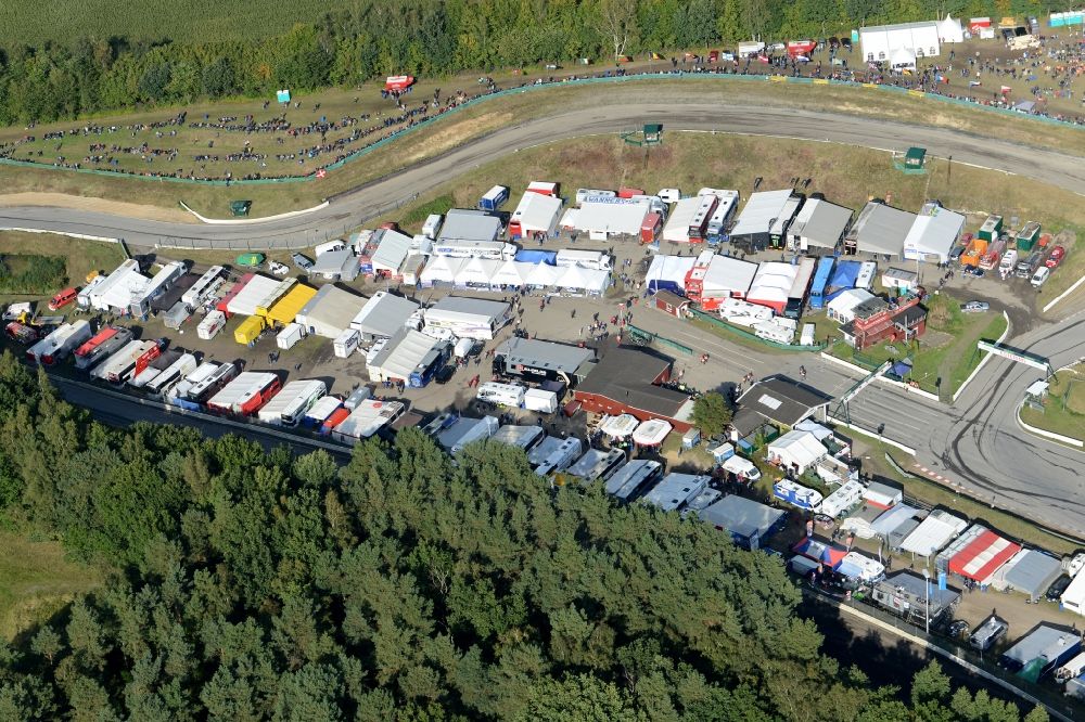 Aerial photograph Buxtehude - The Estering is a permanent motor racing circuit for rallycross competitions in Buxtehude, located about 35 km southwest of Hamburg in the federal state of Lower Saxony, Germany