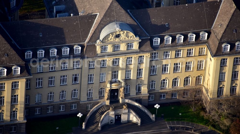 Aerial image Bonn - Mathematics Library at the University of Bonn in Bonn in the state North Rhine-Westphalia, Germany