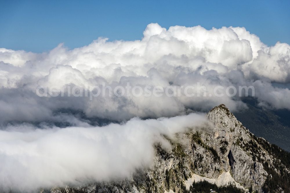 Tirol from above - Rock and mountain landscape in in Tirol, Austria