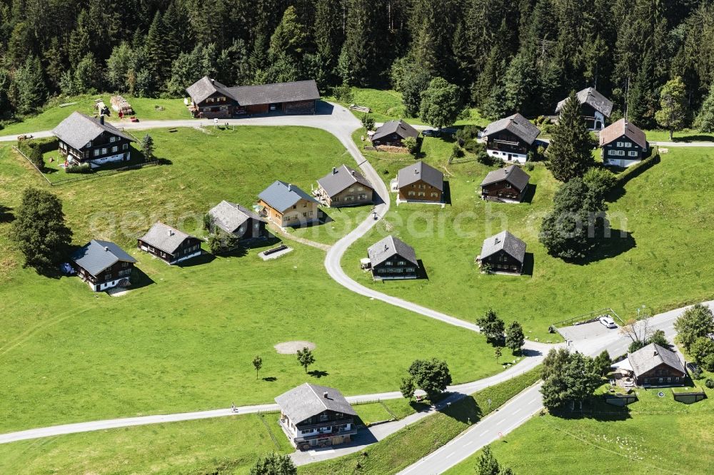 Schwarzenberg from above - Holiday house plant of the park on Boedele in Schwarzenberg in Vorarlberg, Austria