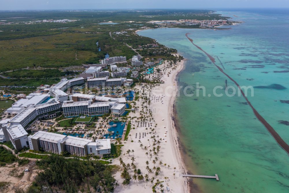 Aerial photograph Punta Cana - Holiday house plant of the park Secrets Cap Cana Resort & Spa in Punta Cana in La Altagracia, Dominican Republic