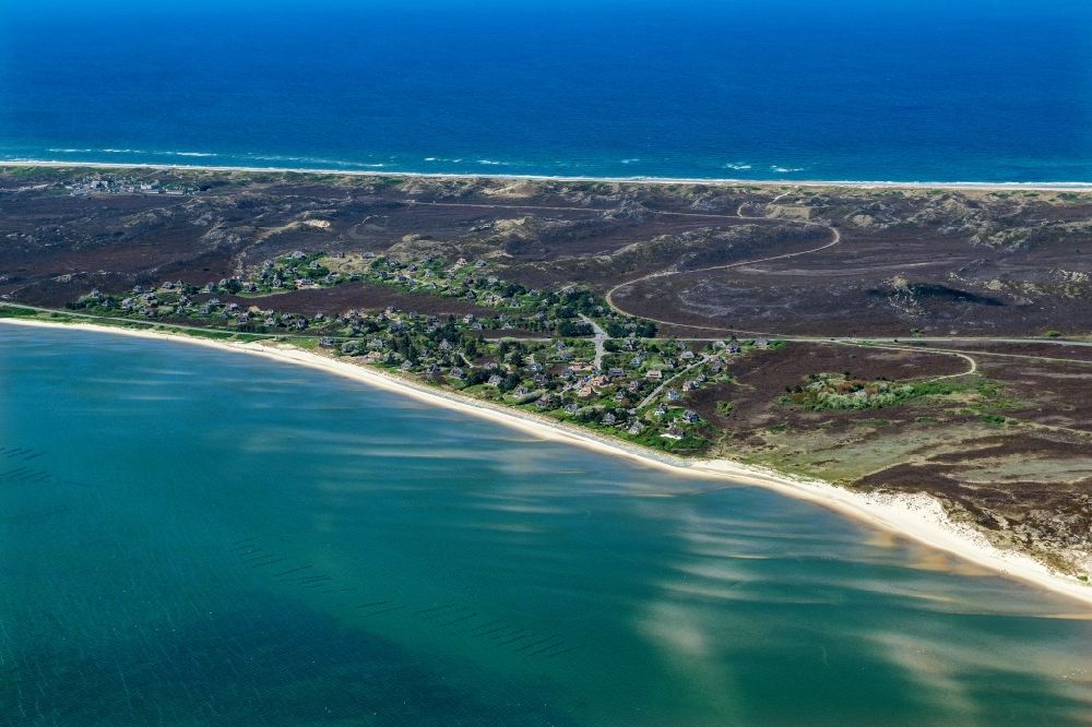 Aerial photograph List - Holiday house plant of the park Heidesiedlung in List at the island Sylt in the state Schleswig-Holstein, Germany