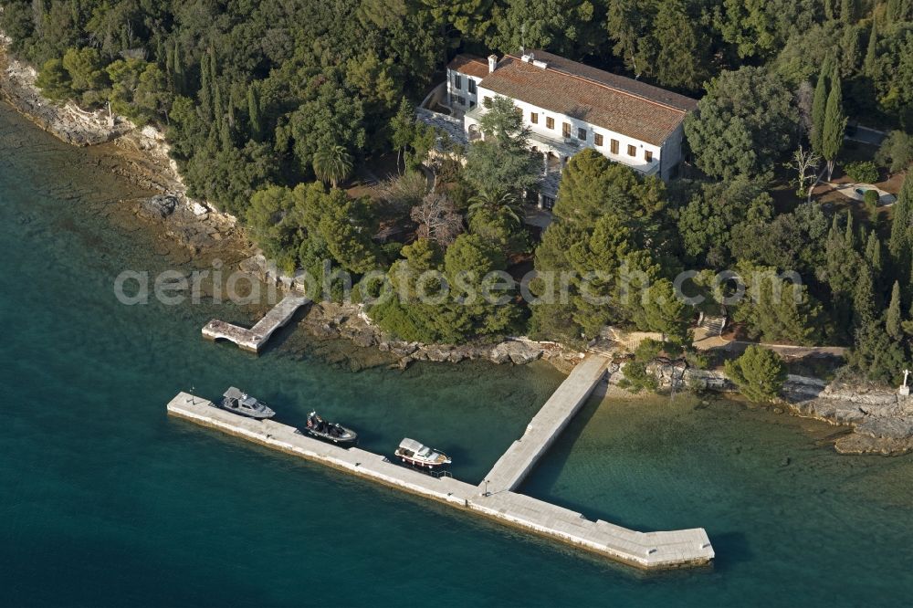 Aerial photograph Pula - Holiday house plant of the park in Pula in Istirien - Istarska zupanija, Croatia