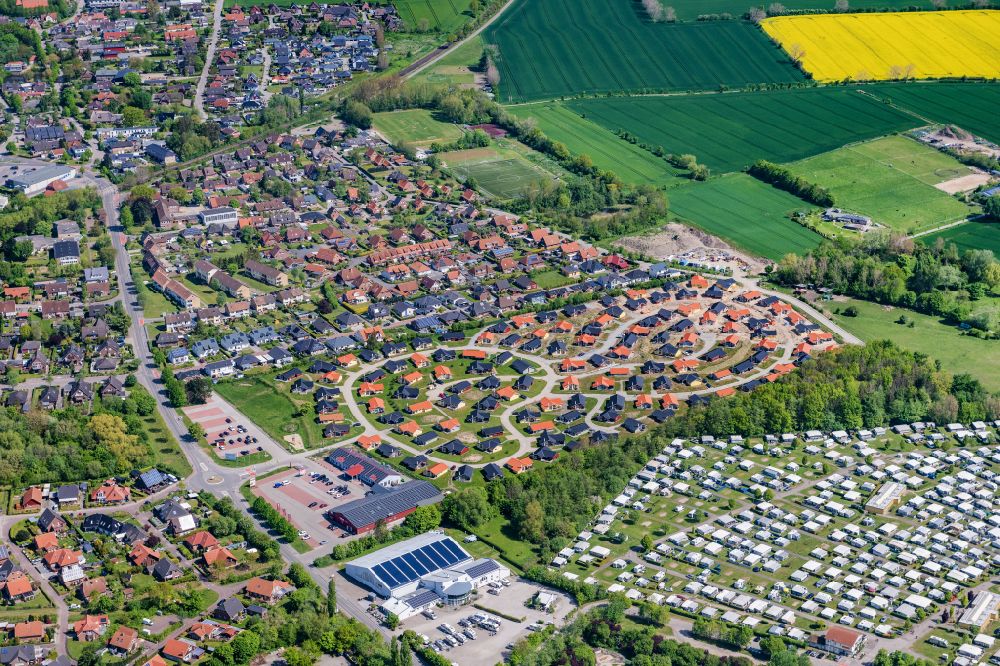 Großenbrode from above - Apartment Holiday Vital Resort in Grossenbrode in the state Schleswig-Holstein, Germany