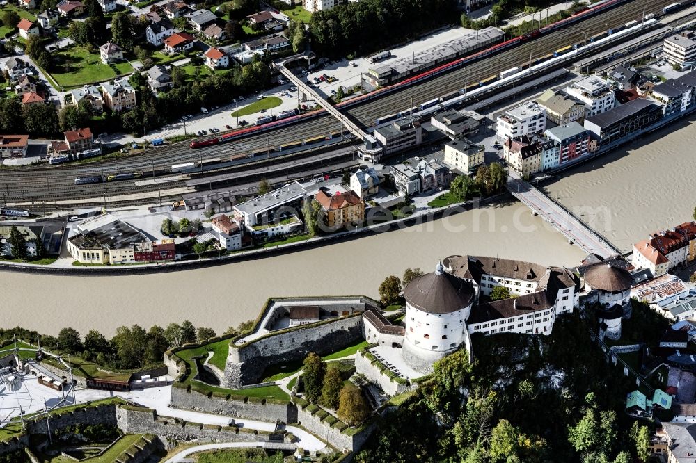 Aerial photograph Kufstein - Fortress Festung Kufstein in Kufstein in Tirol, Austria