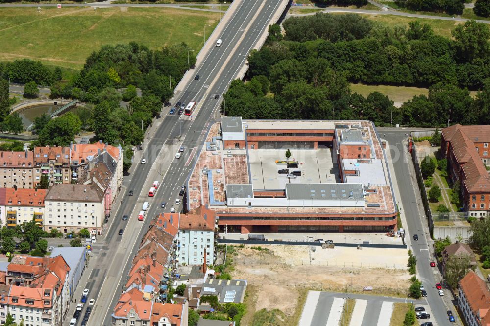 Aerial image Nürnberg - Fire station on Maximilianstrasse in Nuremberg in the state of Bavaria, Germany