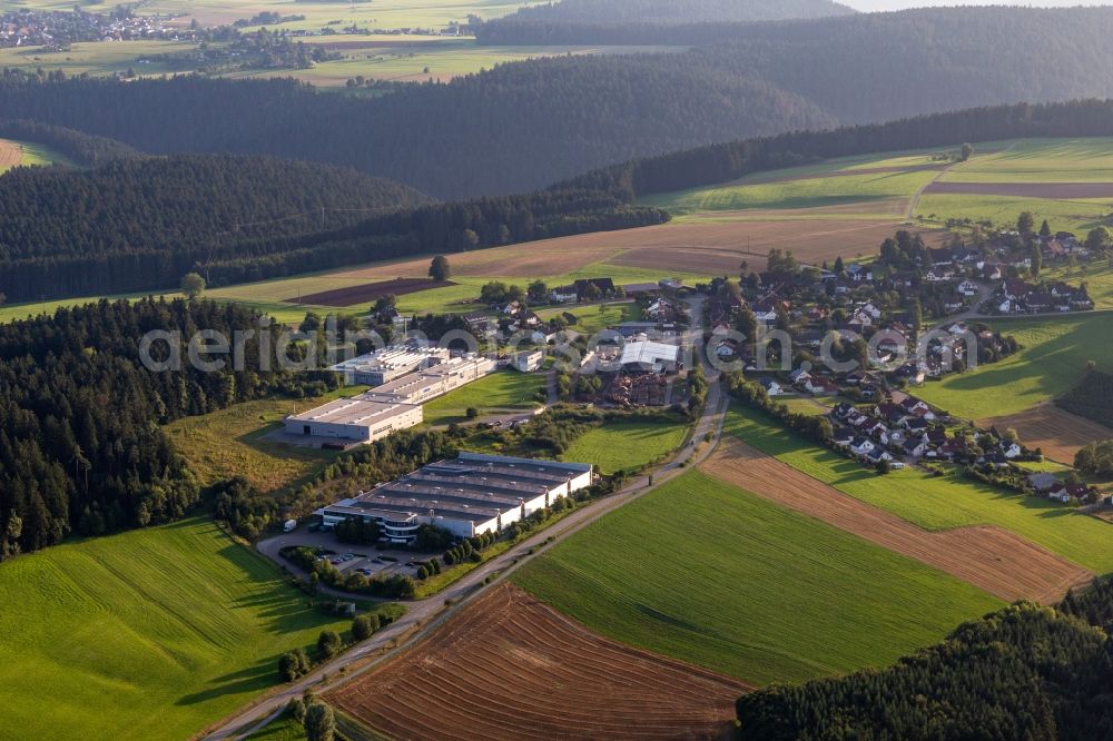 Alpirsbach from above - Company grounds and facilities of A.I.T. Metallbearbeitung GmbH & Co. KG in Alpirsbach in the state Baden-Wuerttemberg, Germany