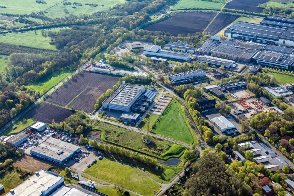 Aerial photograph Stade - Company grounds and facilities of CFK Nord in the district Ottenbeck in Stade in the state Lower Saxony, Germany