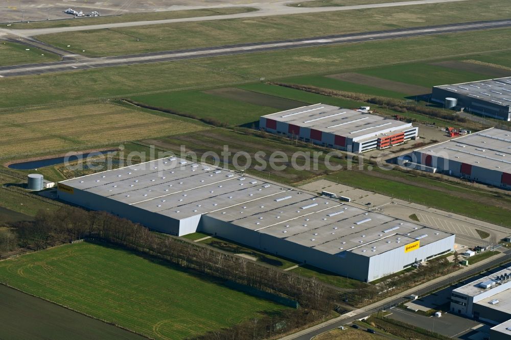 Langenhagen from the bird's eye view: Company grounds and facilities of Continental AG Langenhagen in Langenhagen in the state Lower Saxony, Germany