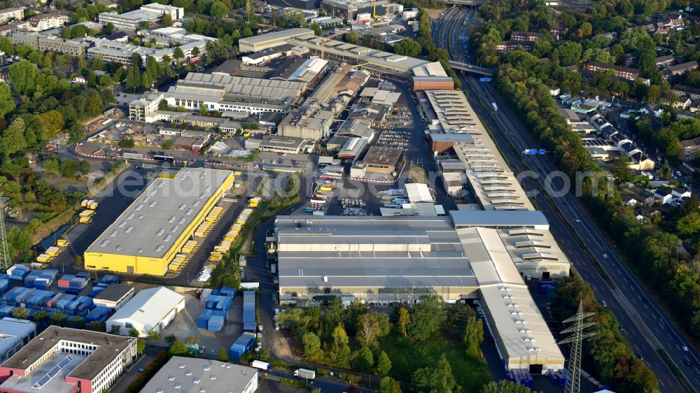 Aerial photograph Bonn - Company premises of the ST Extruded Products Group STEP G in the state North Rhine-Westphalia, Germany