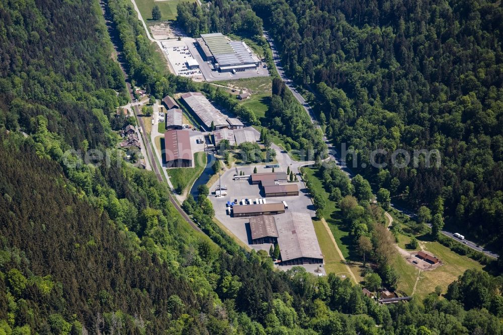 Aerial photograph Neuenbürg - Company grounds and facilities of in Neuenbuerg in the state Baden-Wurttemberg, Germany