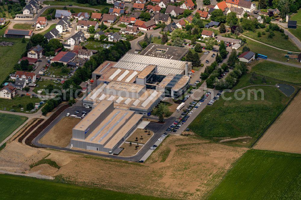 Aerial photograph Sulz am Neckar - Company grounds and facilities of HEINRICH KIPP WERK GmbH & Co. KG in Sulz am Neckar in the state Baden-Wuerttemberg, Germany