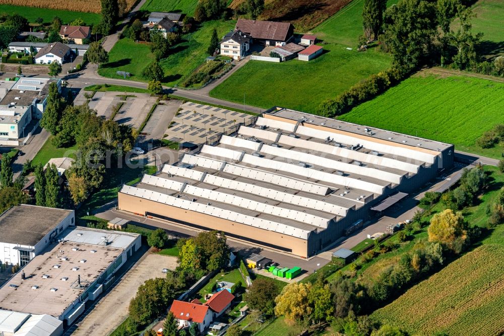 Kippenheim from the bird's eye view: Company grounds and facilities of Neugart Getriebebau in Kippenheim in the state Baden-Wurttemberg, Germany
