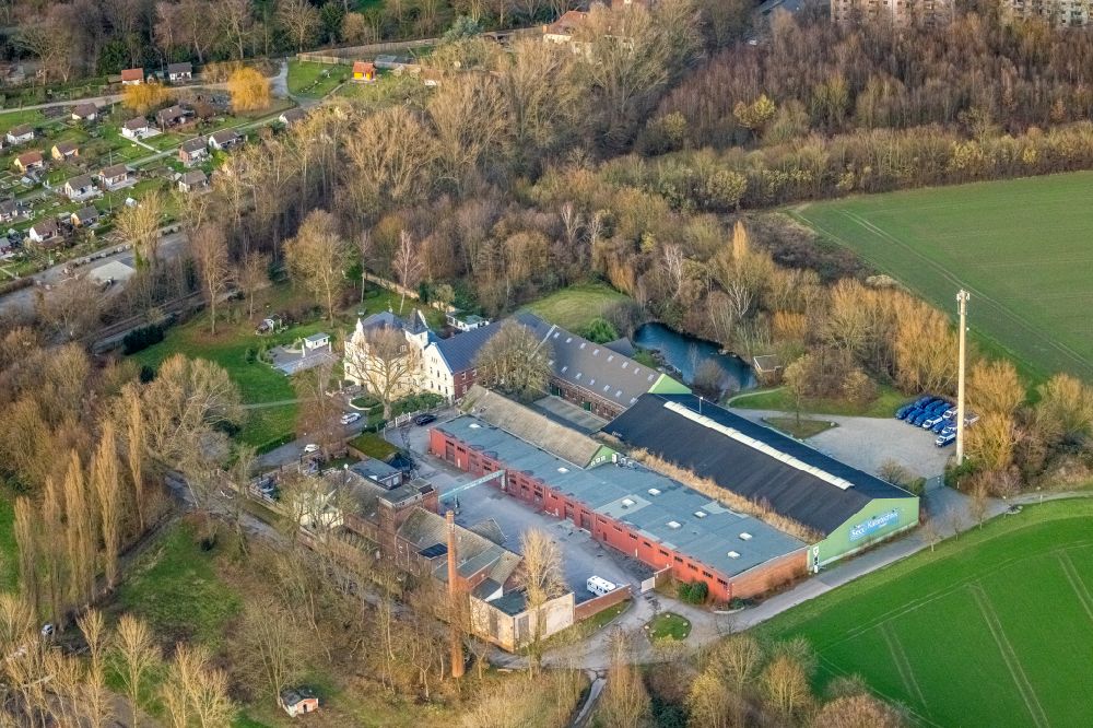 Aerial photograph Essen - Company grounds and facilities of Seco Kaeltetechnik GmbH in the district Wattenscheid in Essen in the state North Rhine-Westphalia, Germany
