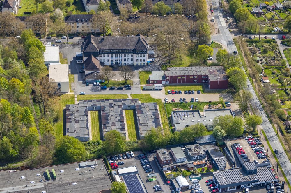 Aerial photograph Dortmund - Refugee - buildings on street Entenpoth in the district Hoerde in Dortmund at Ruhrgebiet in the state North Rhine-Westphalia, Germany