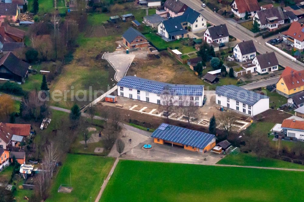 Aerial photograph Ettenheimweiler - Refugee - buildings Ortsteil Ettenheimweiler in Ettenheim in the state Baden-Wurttemberg, Germany