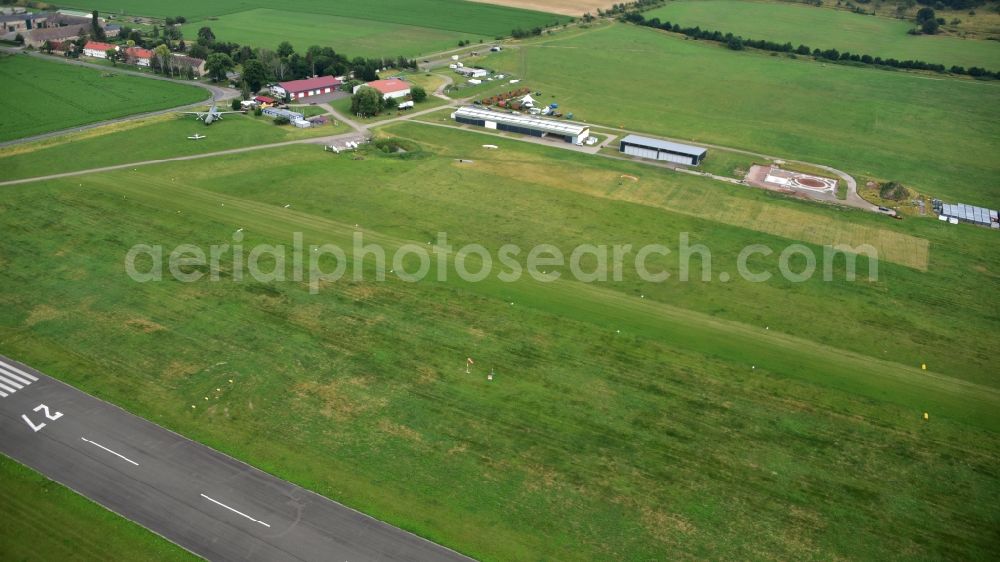 Aerial photograph Ballenstedt - Airfield Ballenstedt in the state Saxony-Anhalt, Germany