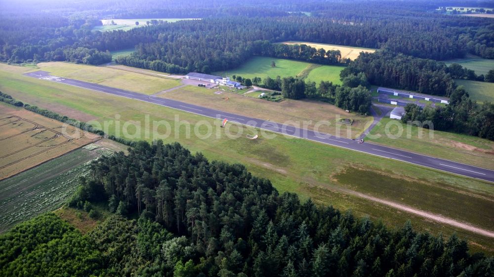 Aerial photograph Gerdau - Airport Uelzen in Gerdau in the state Lower Saxony, Germany