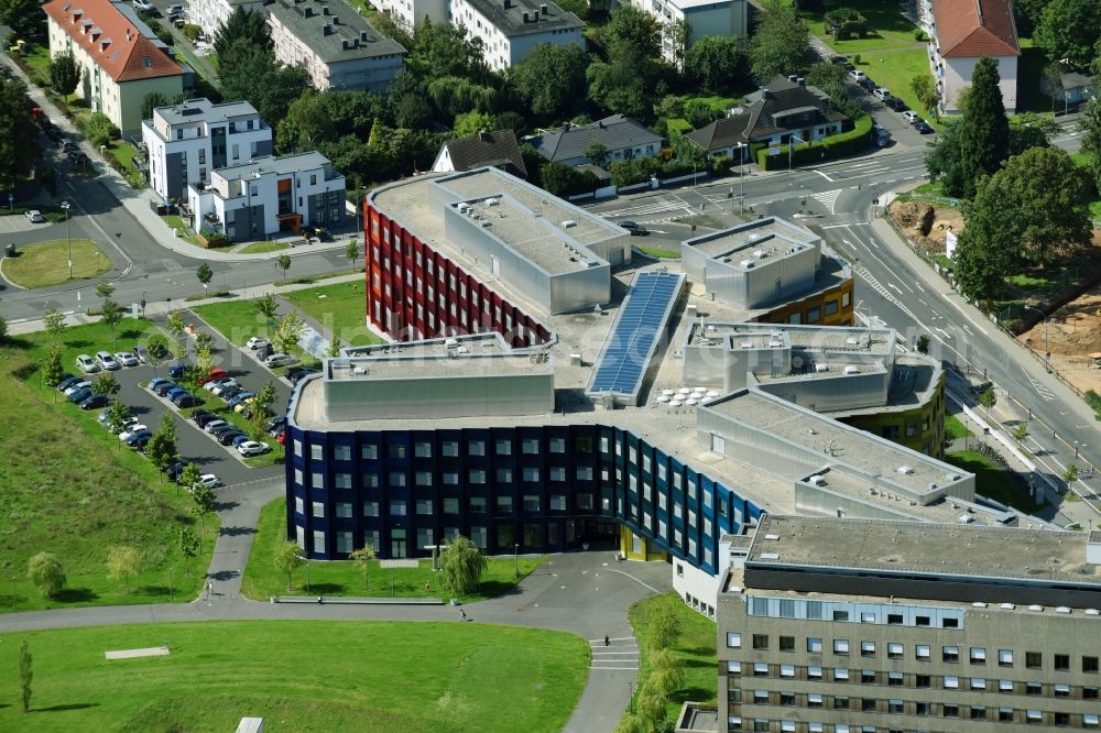 Aerial image Gießen - Research building and office complex BFS - biomedical research centre Seltersberg in Giessen in the federal state Hessen, Germany