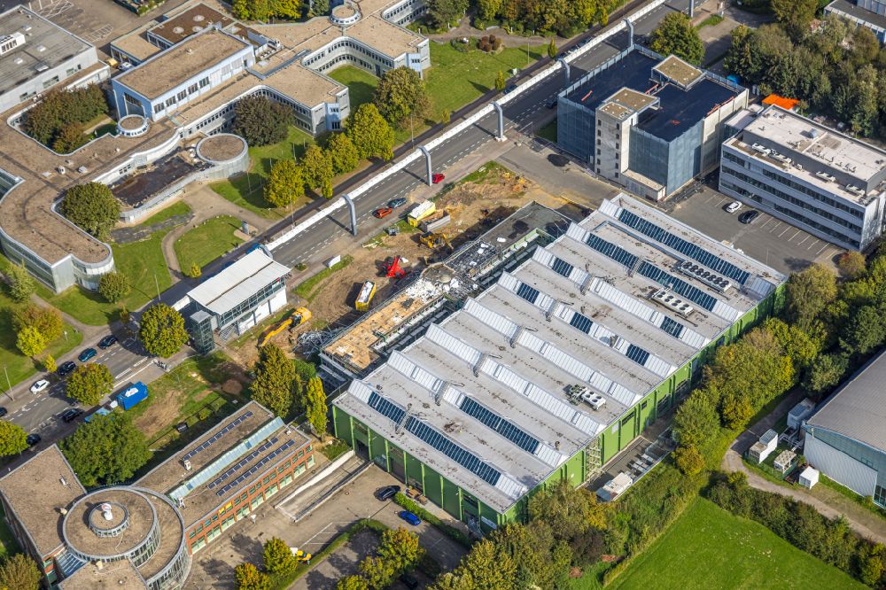 Aerial image Dortmund - Research building and office complex on Emil-Figge-Strasse on Technologiezentrum Dortmund in Dortmund in the state North Rhine-Westphalia, Germany