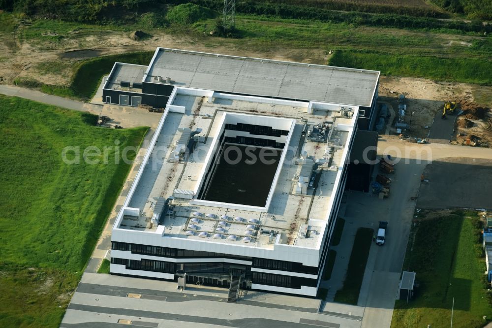 Aerial image Schenefeld - Research building and office complex European XFEL - Forschungscampus Schenefeld in the district Altona in Schenefeld in the state Schleswig-Holstein, Germany