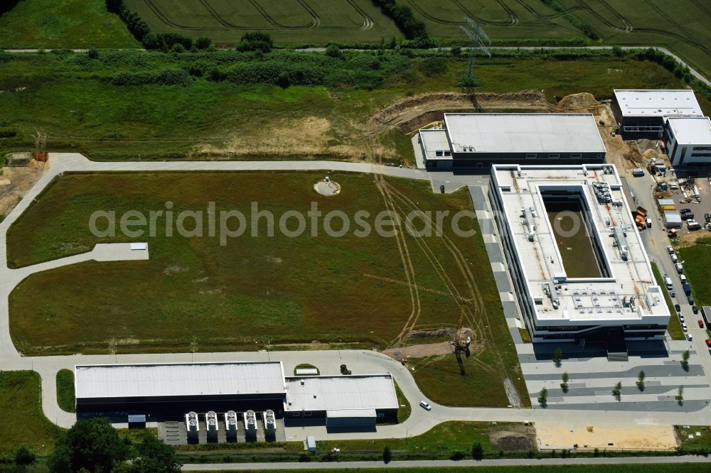 Aerial photograph Schenefeld - Research building and office complex European XFEL - Forschungscampus Schenefeld in the district Altona in Schenefeld in the state Schleswig-Holstein, Germany