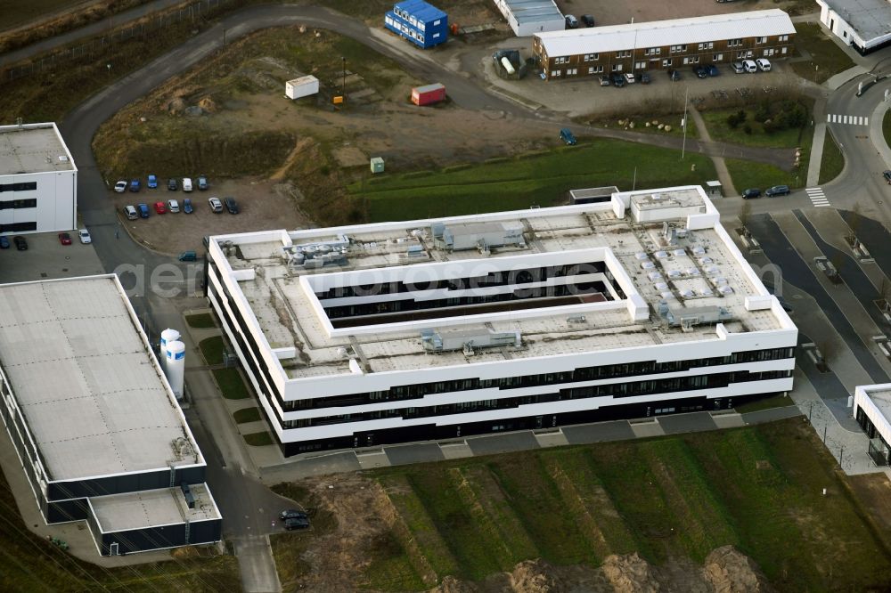 Schenefeld from the bird's eye view: Research building and office complex European XFEL - Forschungscampus Schenefeld in the district Altona in Schenefeld in the state Schleswig-Holstein, Germany